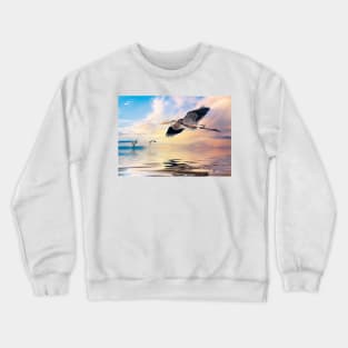 Gulf Sunset Reflections Crewneck Sweatshirt